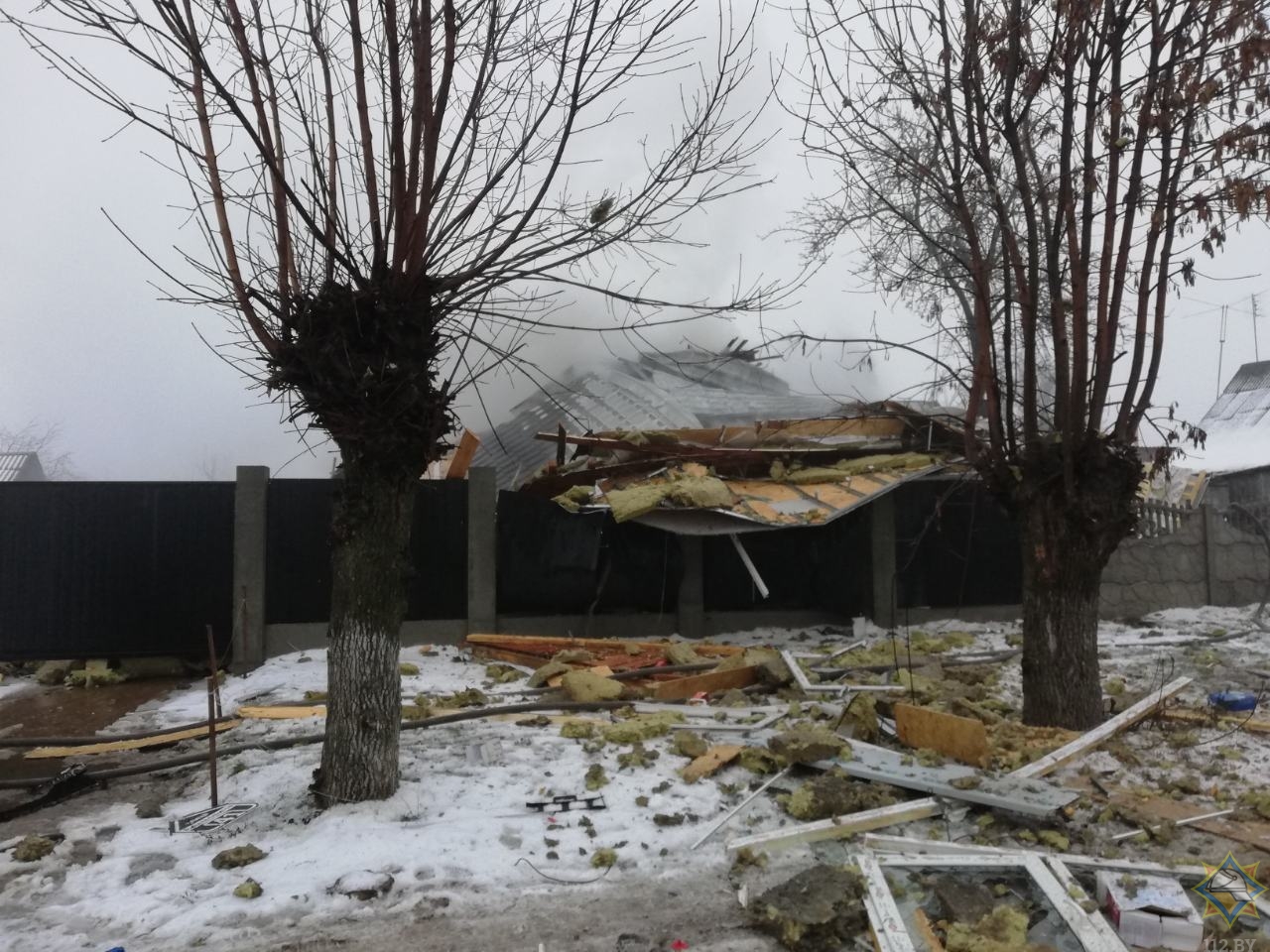 Фотофакт: в Борисове взорвался жилой дом