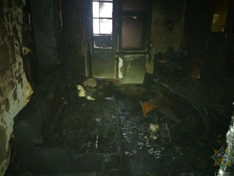 В Кобрине из-за пожара эвакуировали 11 человек