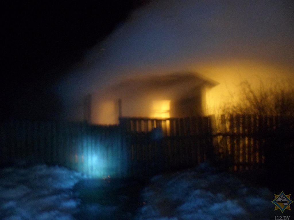 В Жлобинском районе на пожаре погиб пенсионер