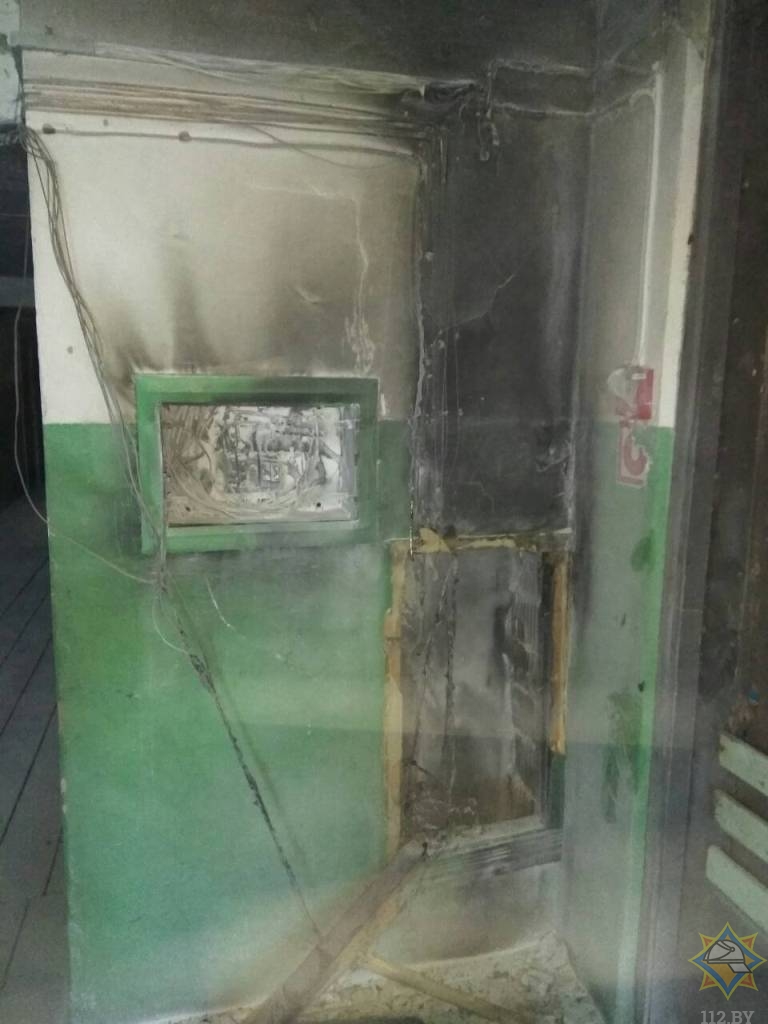 В Климовичах общежитие эвакуировали из-за пожара