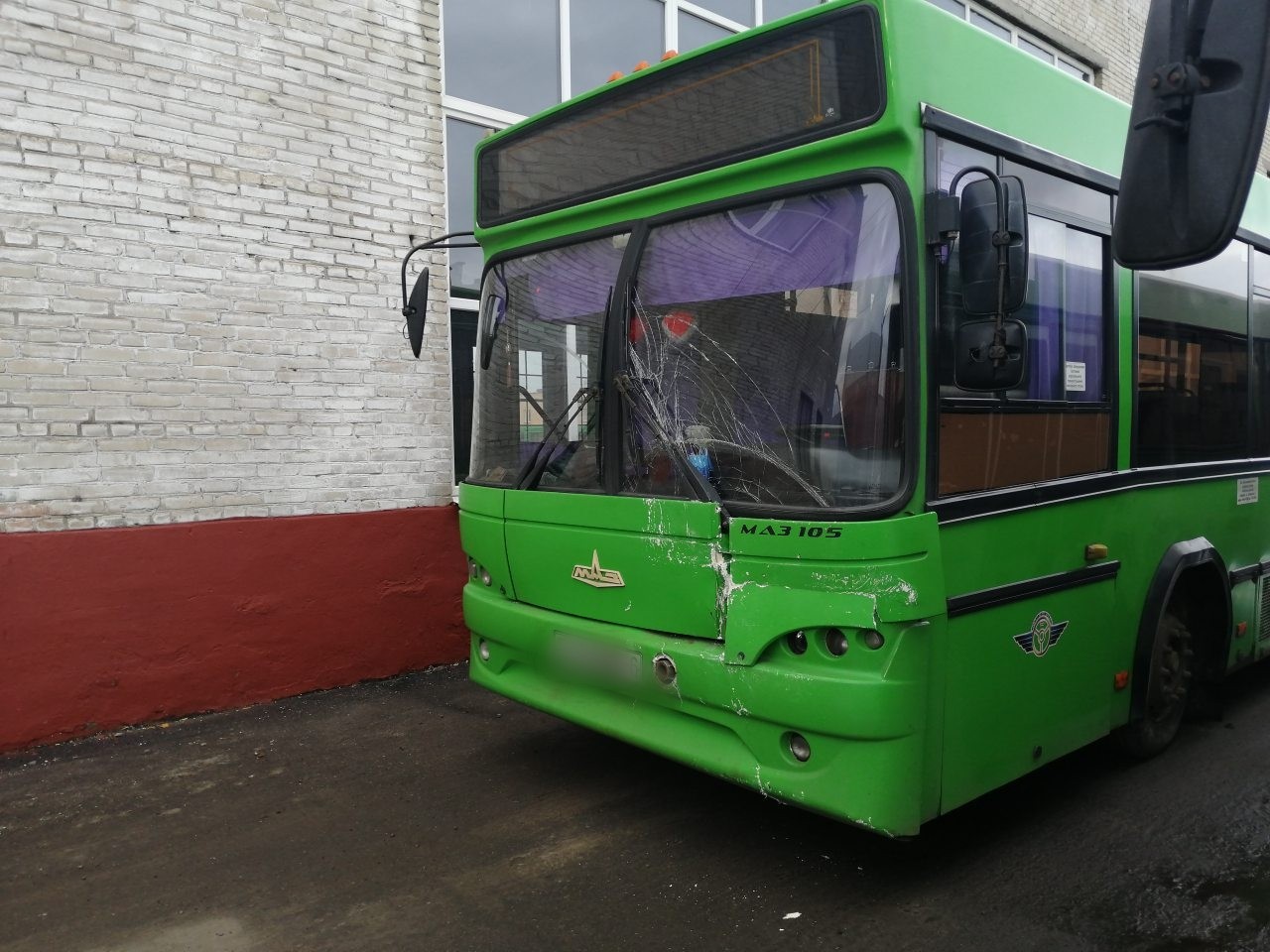 Два автобуса столкнулись в Бобруйске