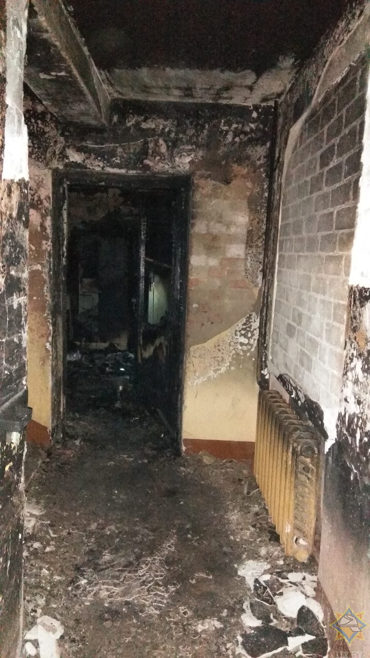 На пожаре в общежитии "Горизонта" эвакуировано 223 человек