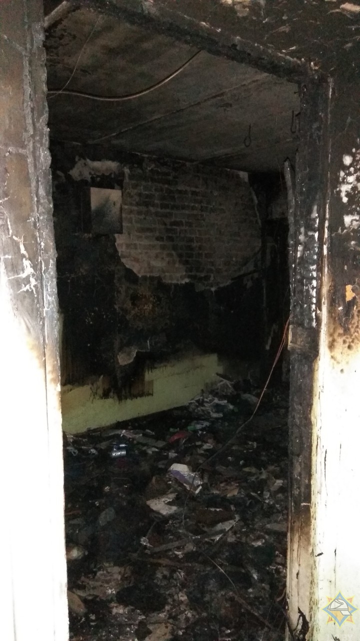 На пожаре в общежитии "Горизонта" эвакуировано 223 человек