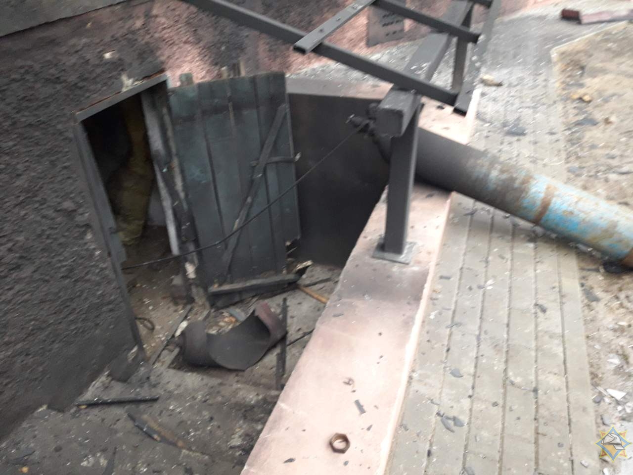 Баллон газа взорвался около жилого дома в Слуцке