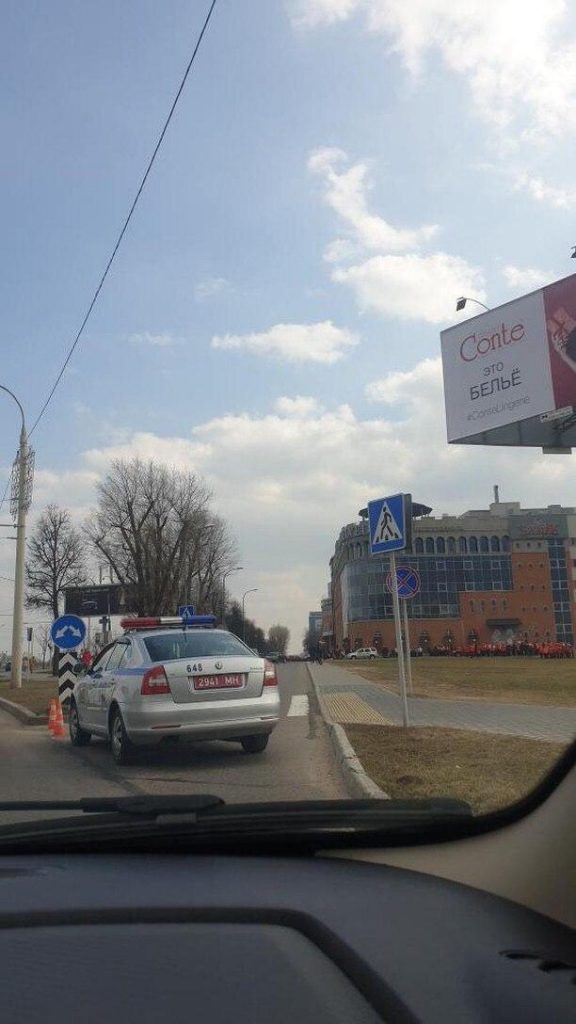 В Минске эвакуировали ТЦ «Галилео» и «Замок»