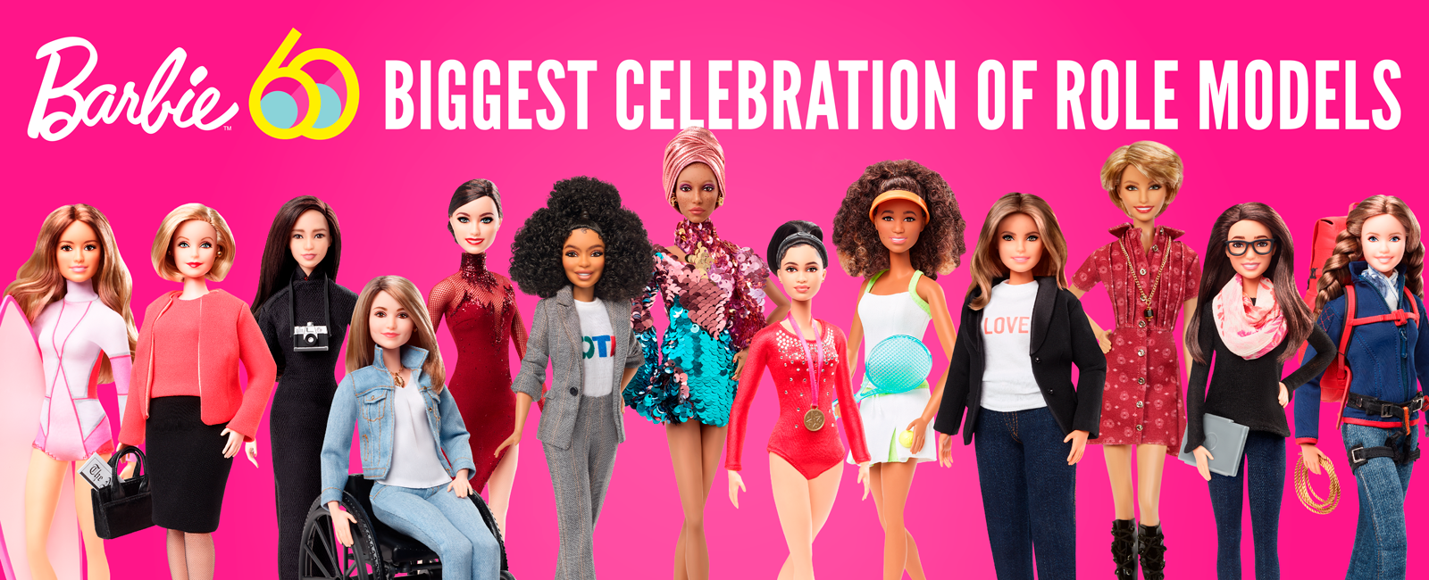 Mattel отметил 60-летие куклы Барби коллекцией ролевых моделей