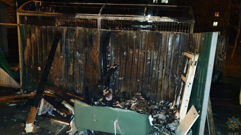 На мусорке в центре Минска сгорел бездомный мужчина