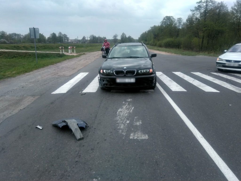 В Ганцевичах столкнулись три автомобиля