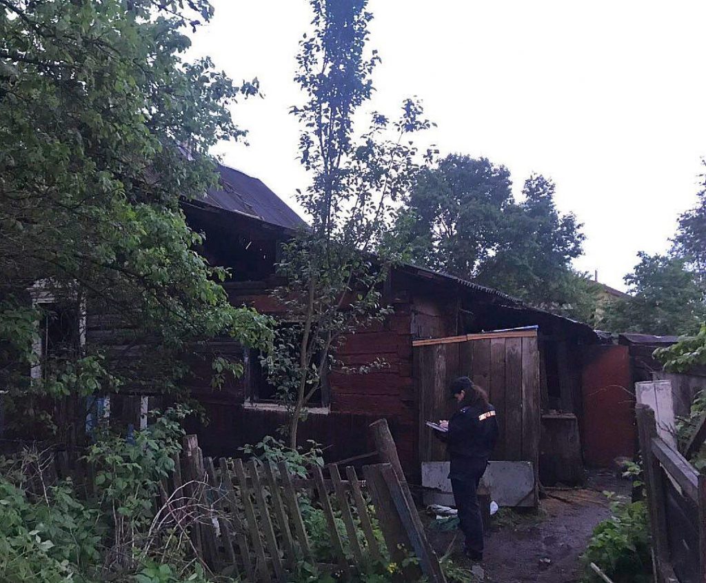 Пожилой мужчина погиб на пожаре в Витебске