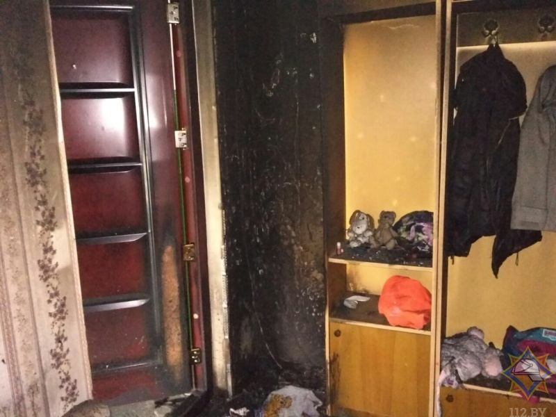 В Березе на пожаре спасена 10-летняя девочка