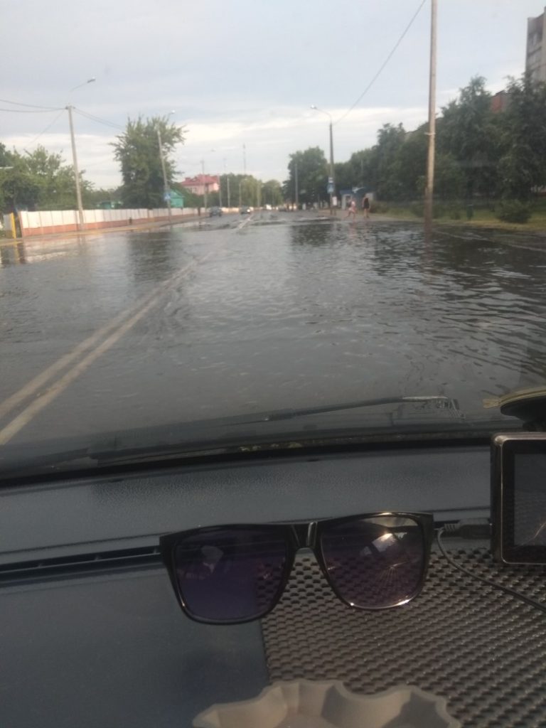 Ливни подтопили несколько городов в Беларуси