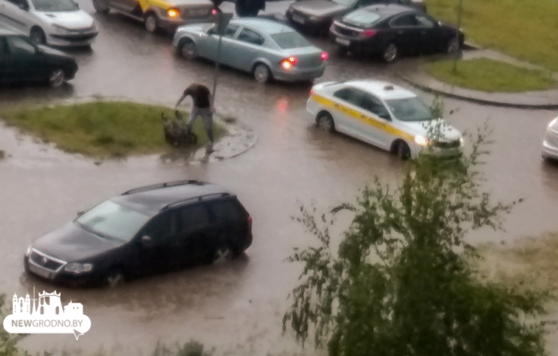 Ливни подтопили несколько городов в Беларуси