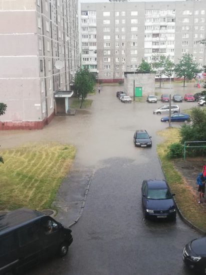 Ливни подтопили несколько городов в Беларуси