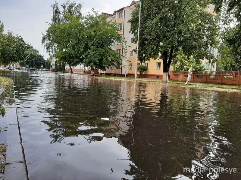 Ливни подтопили несколько городов в Беларуси