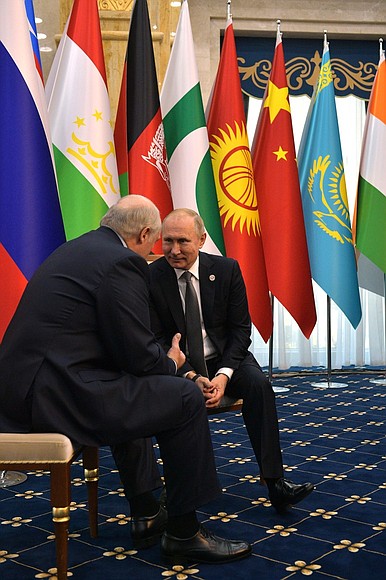 Лукашенко и Путин переговорили об интеграции в Бишкеке