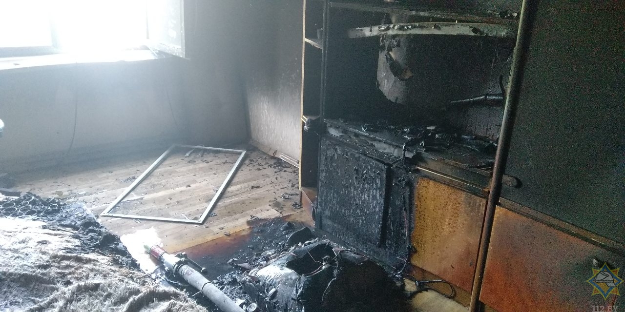 На пожаре в Пуховичском районе спасены две женщины