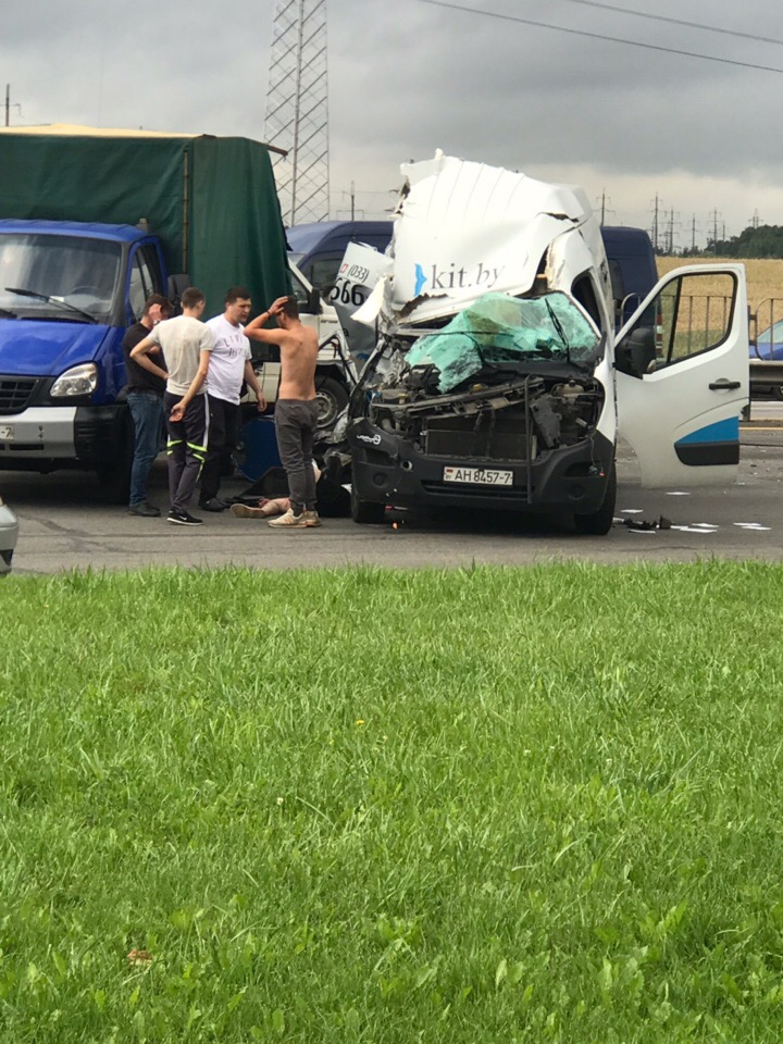 В Минске из-за ДТП затруднено движение на МКАД