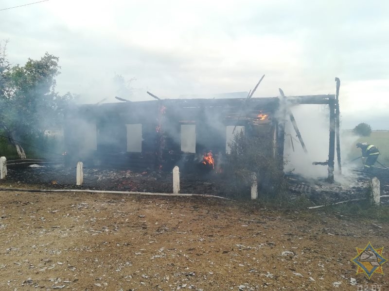 Два человека сгорели в Витебской области
