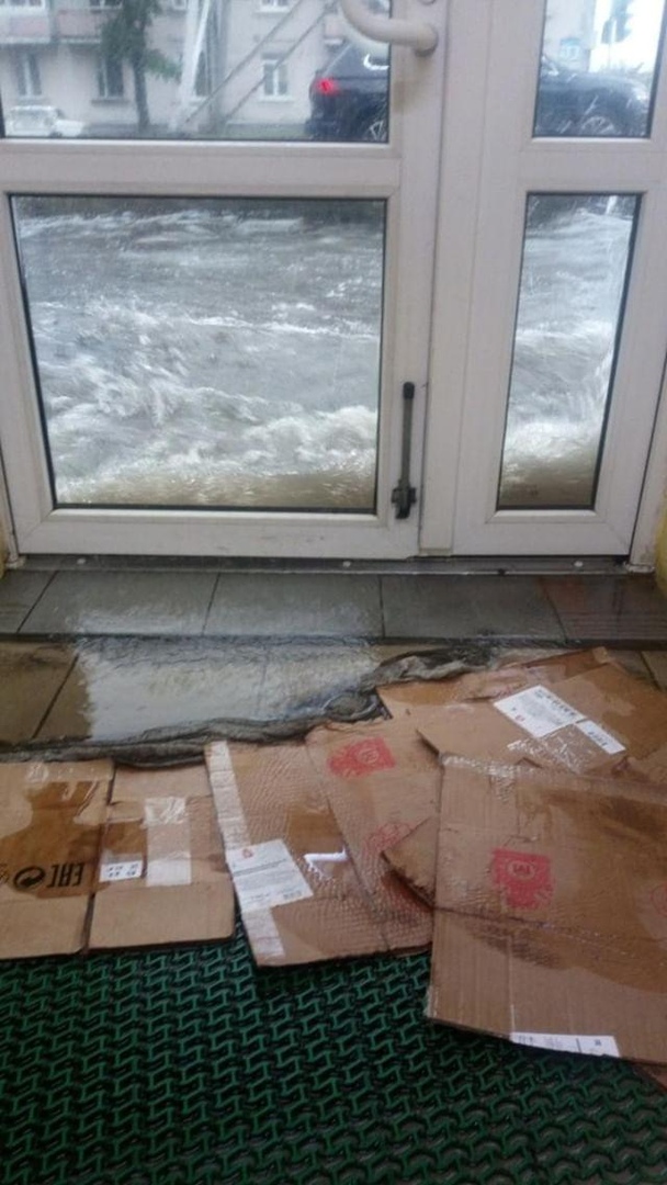 Минск затопило после сильного дождя