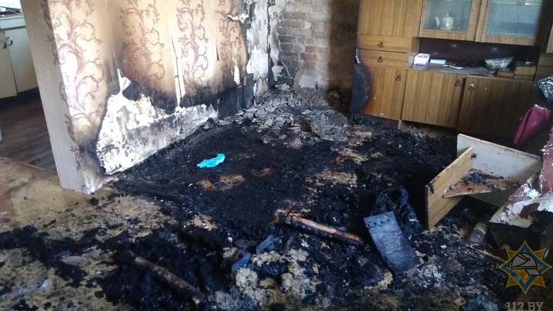 Сосед спас соседа на пожаре в Жабинке