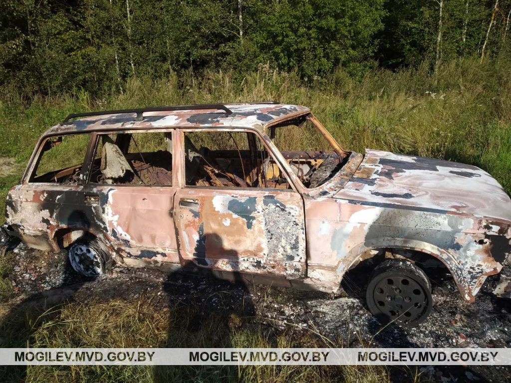 Могилевские подростки сожгли угнанные "Жигули"
