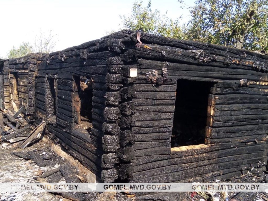 Пожилая жительница Мозыря подозревается в убийстве подруги и поджоге ее дома