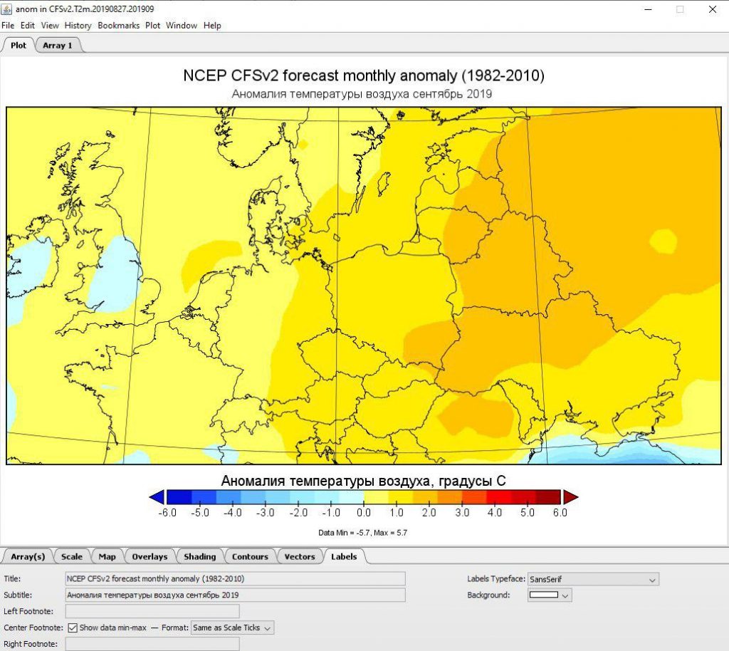 Сентябрь в Беларуси ожидается теплее климатической нормы