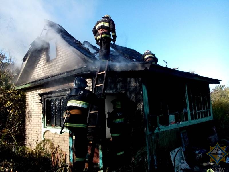 81-летний пенсионер спас дачника на пожаре в Полоцке