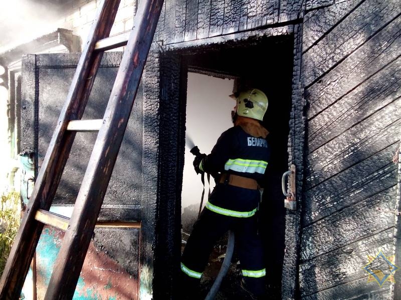81-летний пенсионер спас дачника на пожаре в Полоцке
