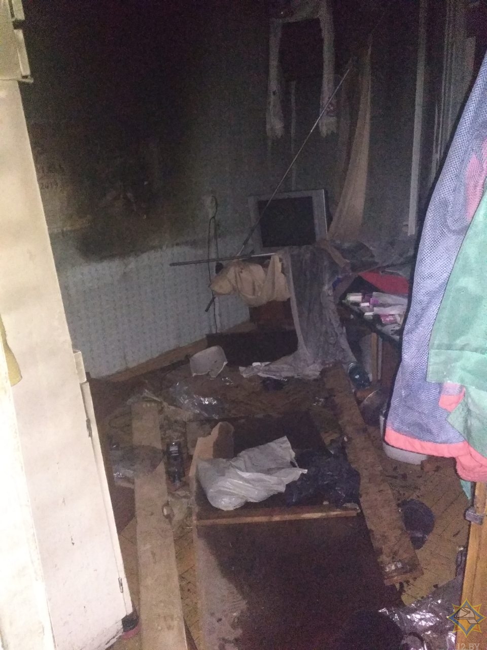 В Гомеле на пожаре в общежитии эвакуировано 10 человек