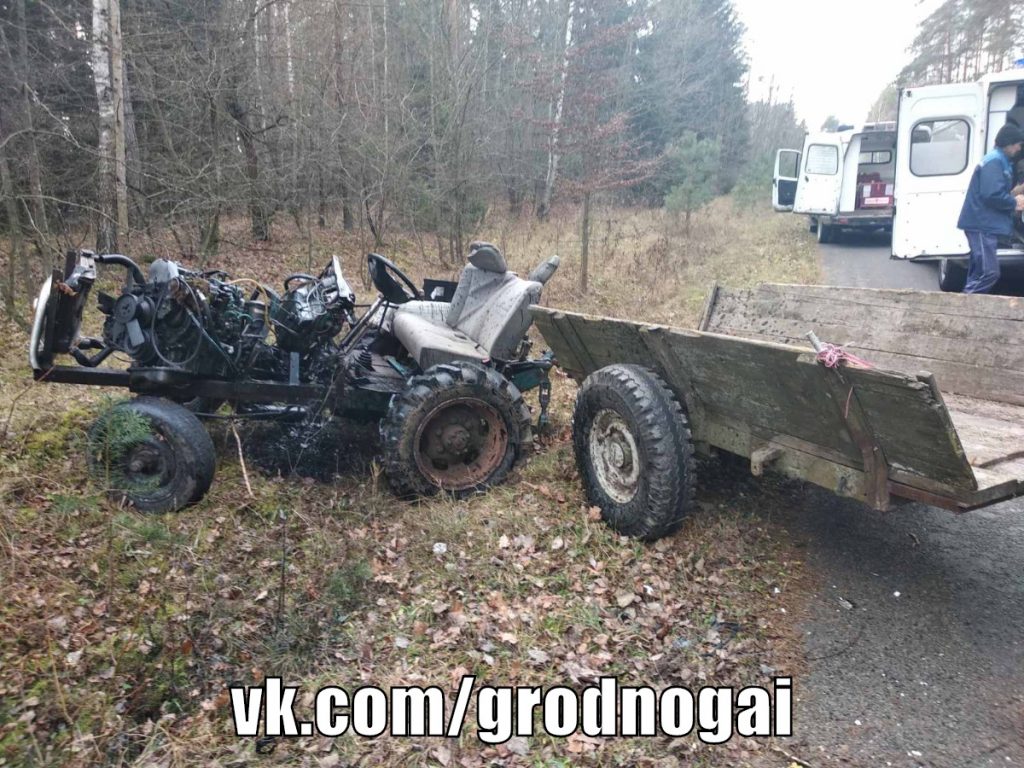 Водитель самодельного трактора погиб под Гродно