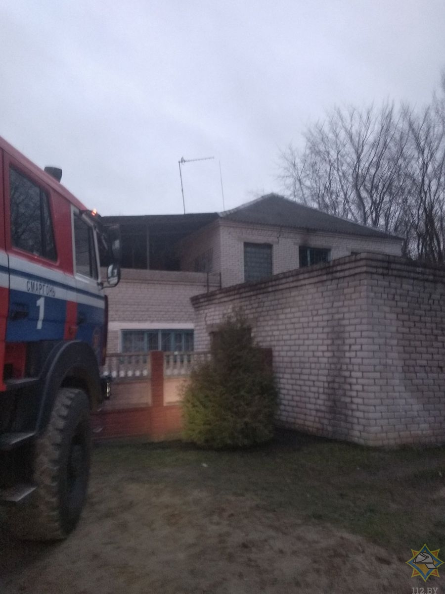 В Сморгонском районе на пожаре в психдиспансере погиб пациент