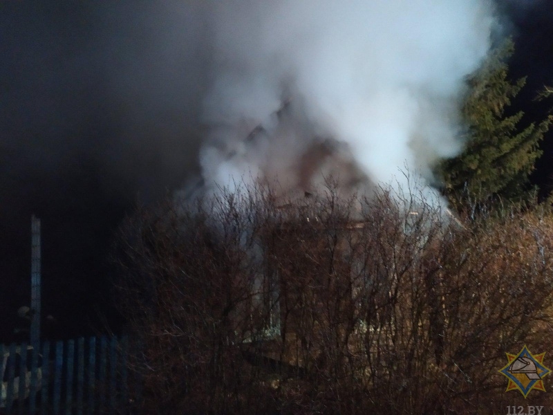 Женщина спасла соседа на пожаре в Пинском районе