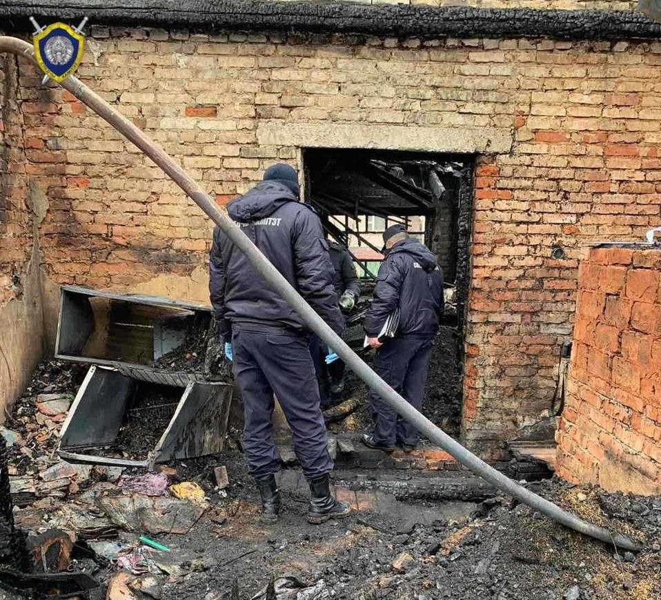 Двое мужчин погибли на пожаре в Слуцком районе