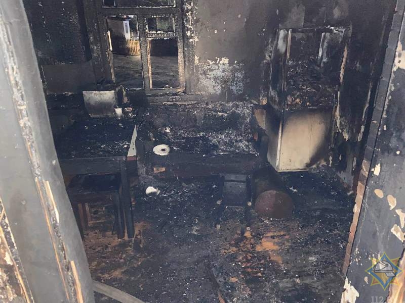 Хозяйка дома погибла на пожаре в Докшицах