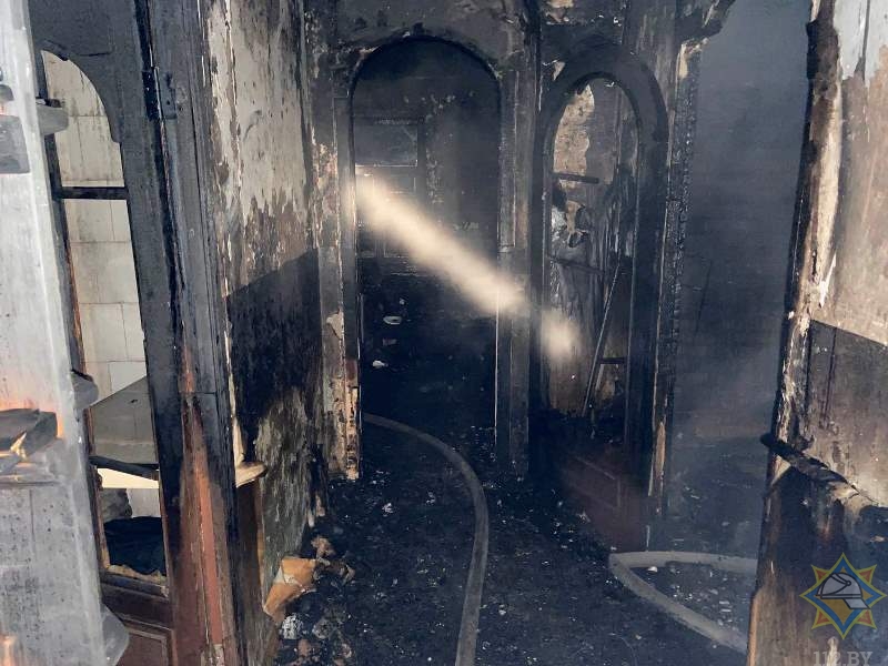 Хозяйка дома погибла на пожаре в Докшицах