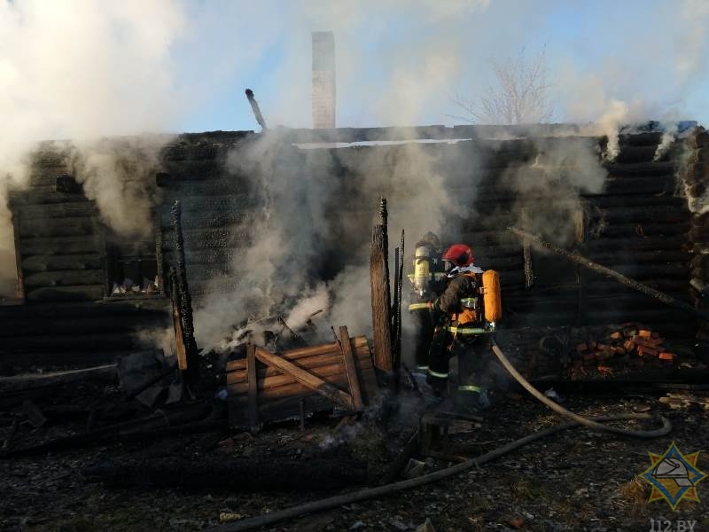 Труп женщины обнаружили на пожаре в Чашникском районе