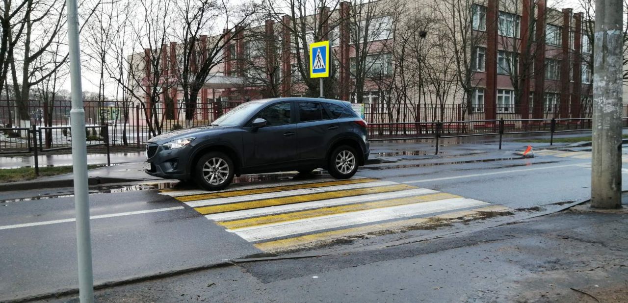 В Минске школьник попал под машину на переходе