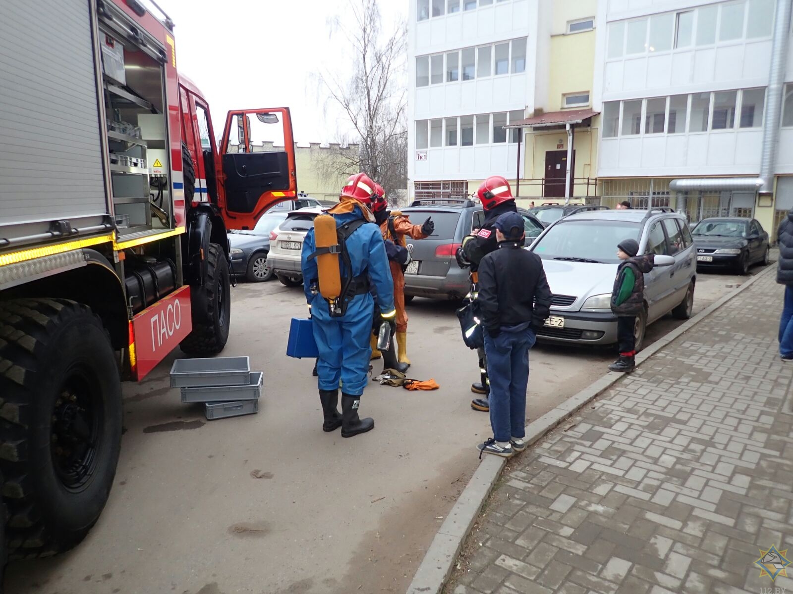 В Витебске 18 человек эвакуировали из-за вещества коричневого цвета