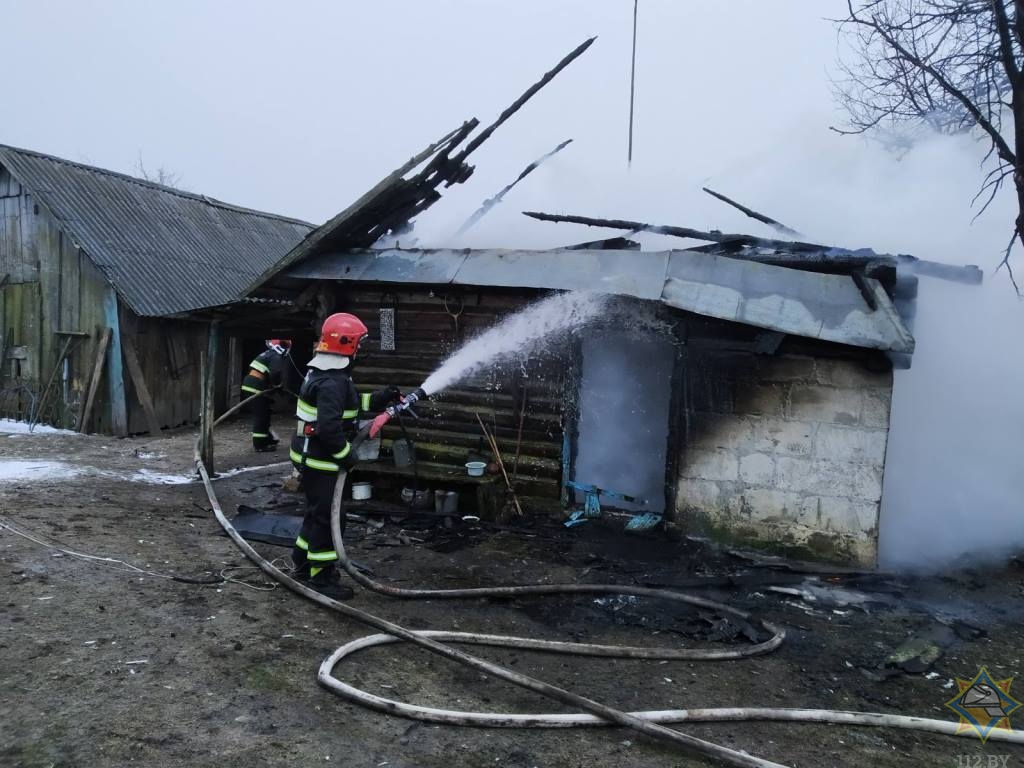 Пожар унес жизнь женщины в Сенненском районе