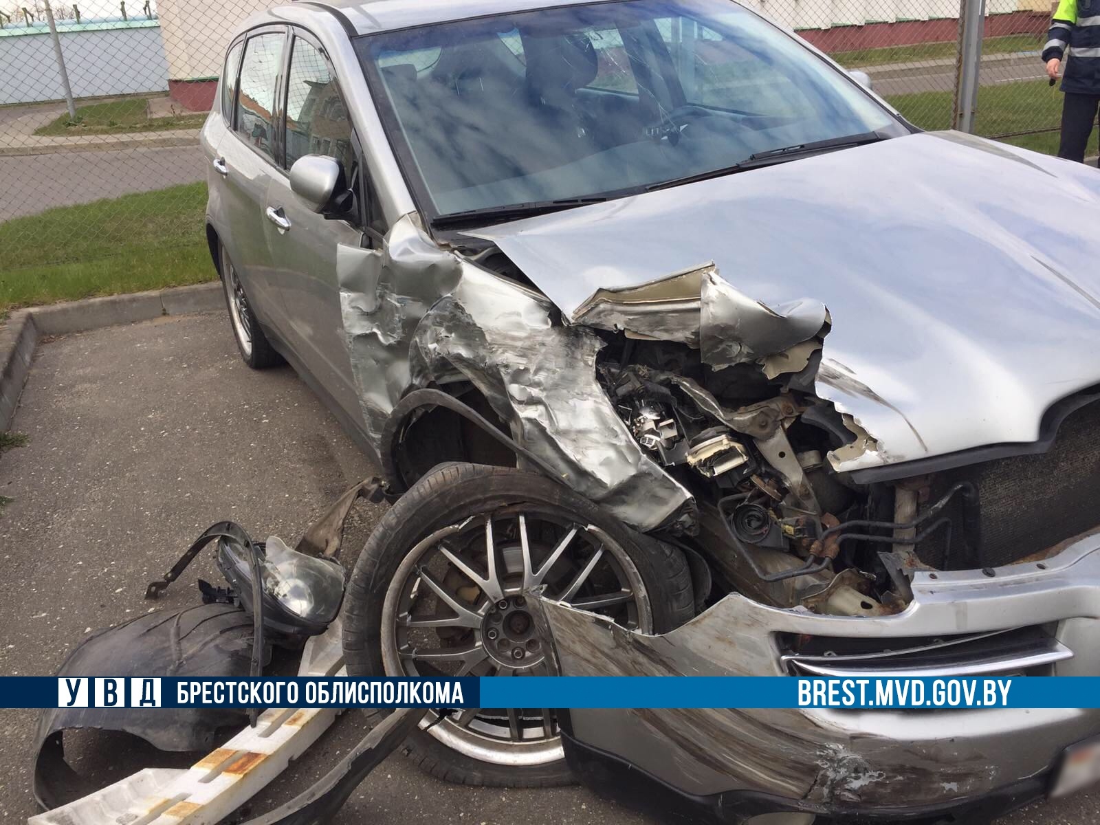 Пьяный водитель разбил 7 машин в Барановичах