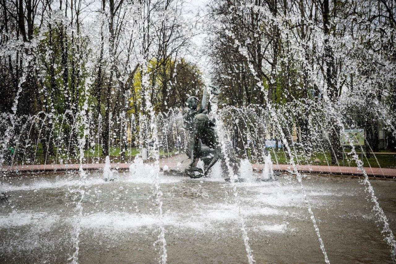 В Минске заработали фонтаны