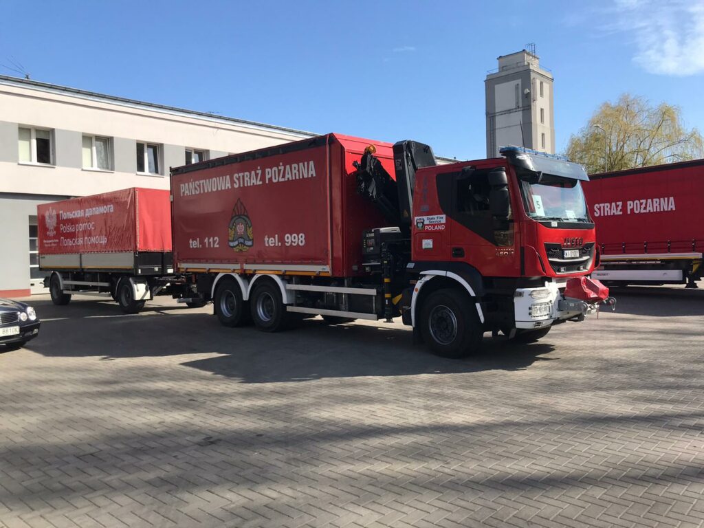 Польша отправила в Беларусь гуманитарную помощь