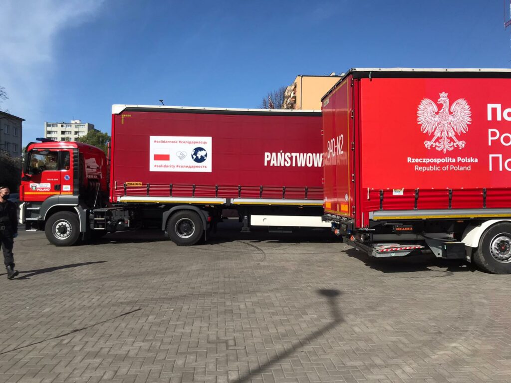 Польша отправила в Беларусь гуманитарную помощь