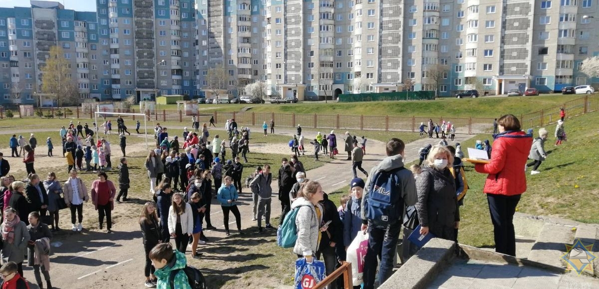 Школа эвакуирована в Гродно из-за задымления