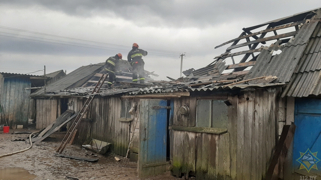 Поросята сгорели на пожаре в Горецком районе
