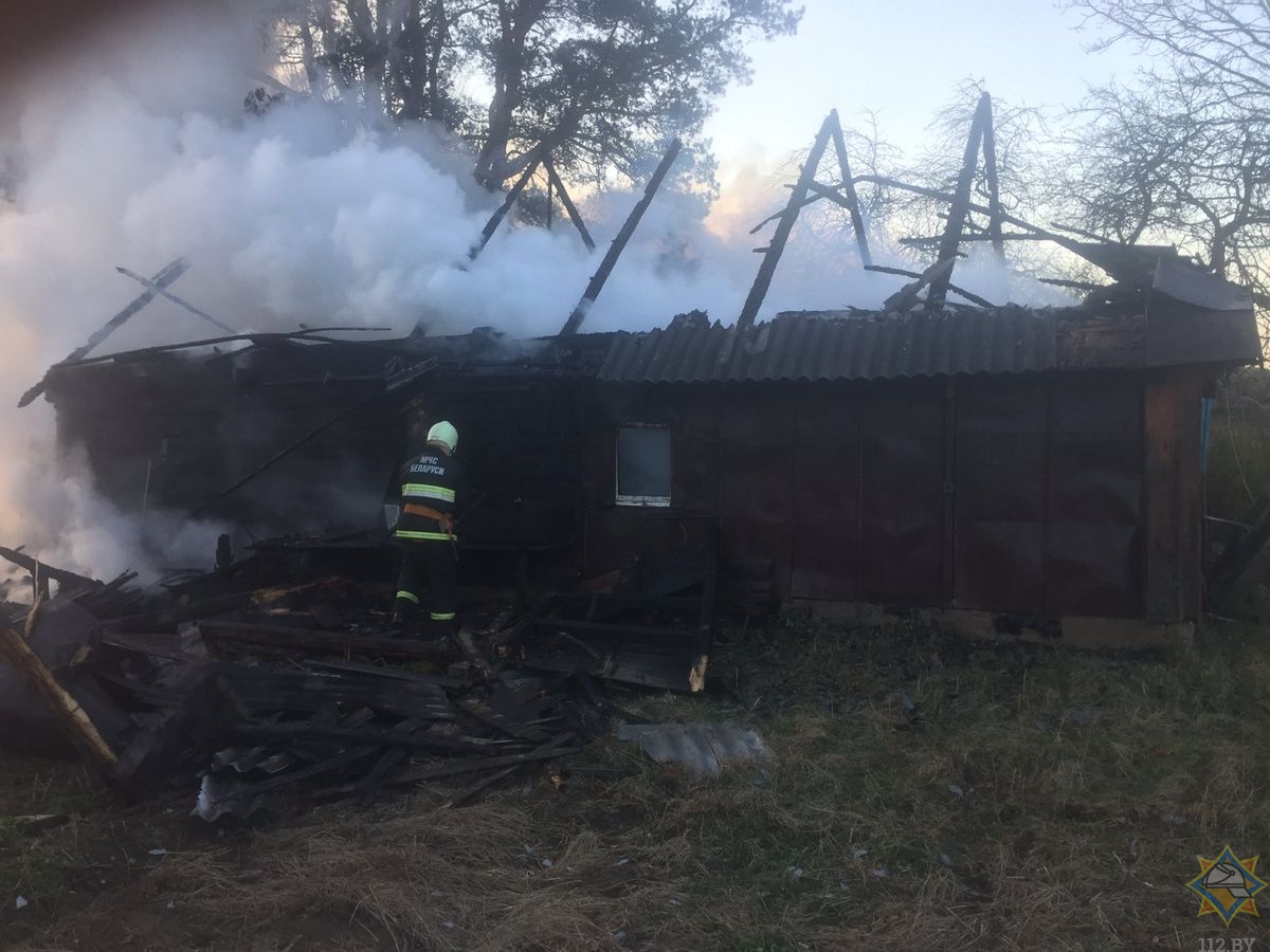 Мужчина погиб на пожаре в Вороновском районе