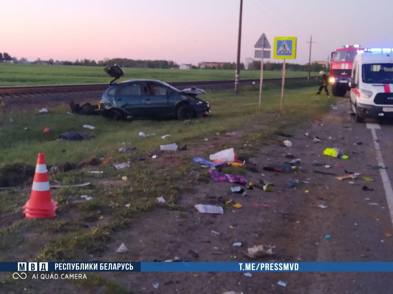 В Березовском районе четыре человека погибли в ДТП