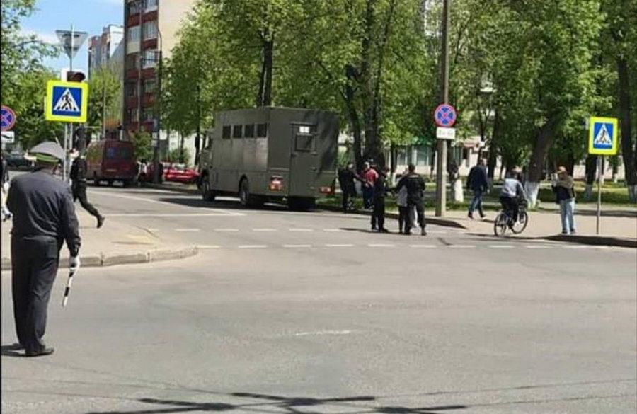 Участников антипарада протеста задержали в Бобруйске