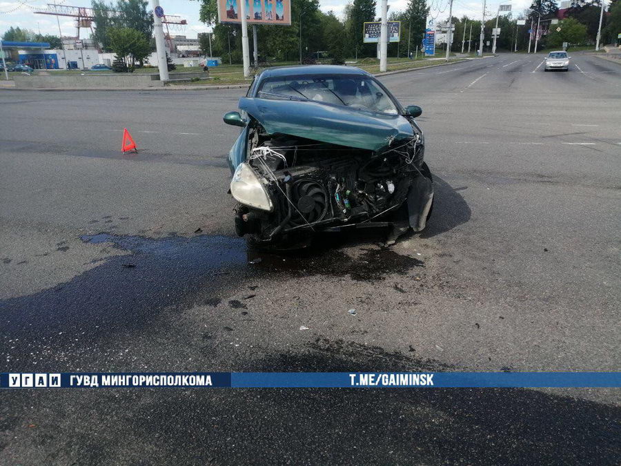 В Минске столкнулись Audi и Citroen